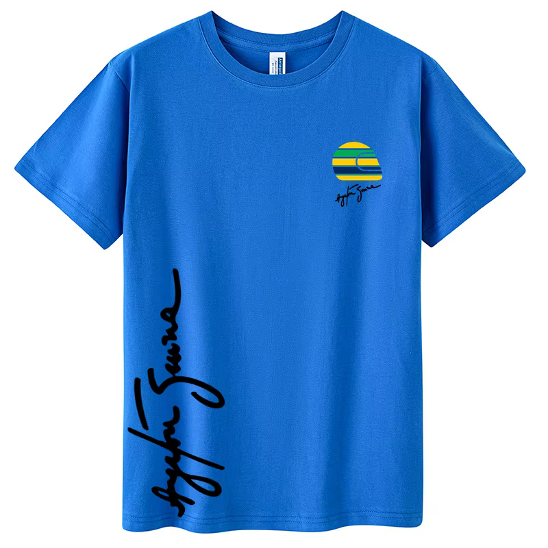 Héros Ayrton Senna t-shirt hommes à manches courtes 100% coton T-Shirts drôle F1 homme