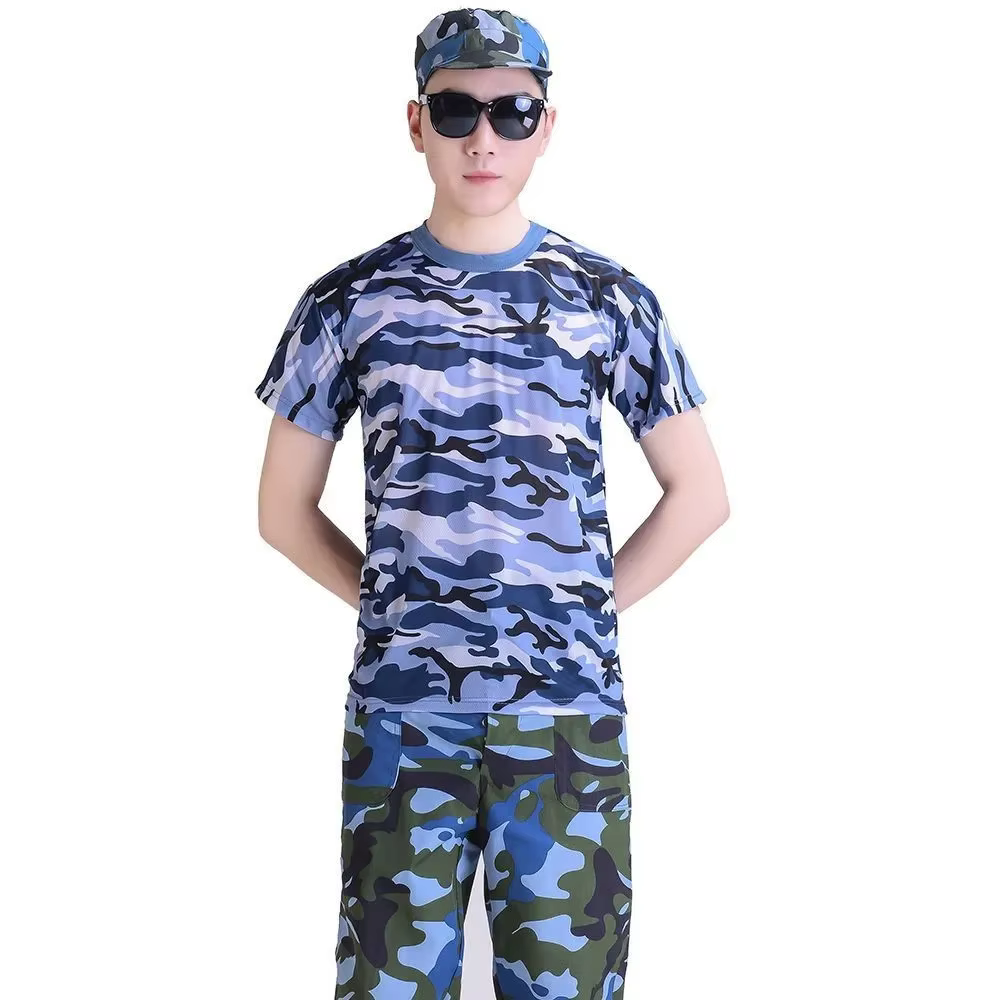 T-Shirt de Camouflage à manches courtes