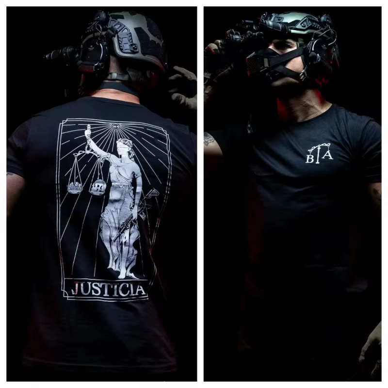 T-shirt décontracté d'été style artistique militaire tactique Brothers in Arms AMMO