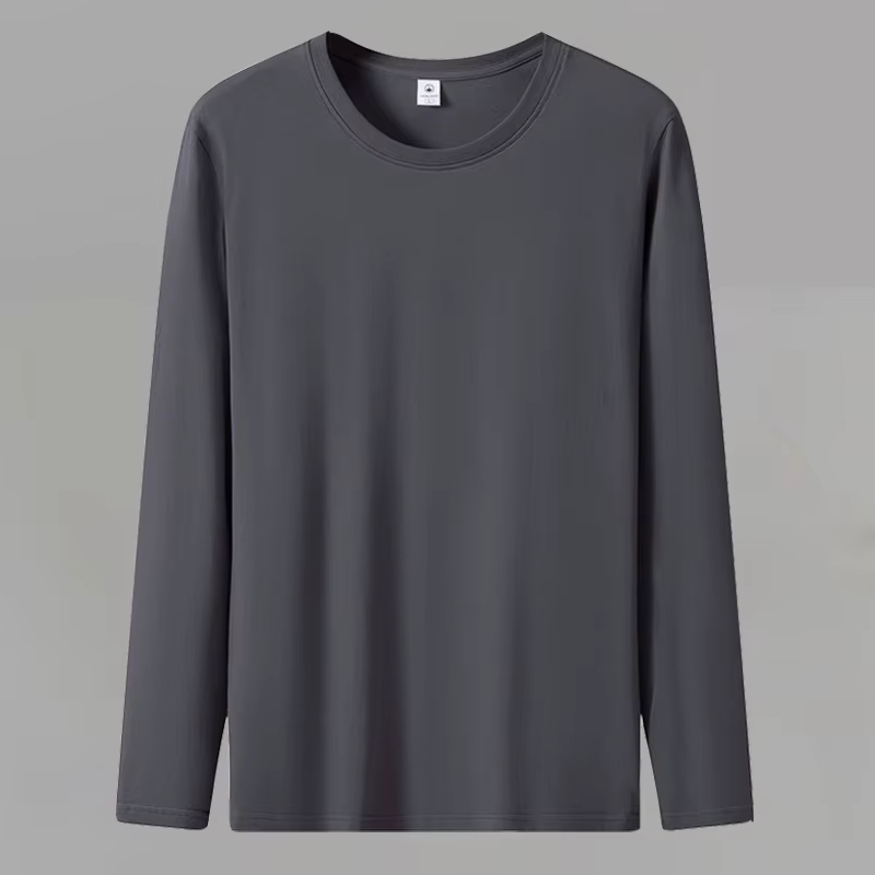 Livraison rapide T-Shirts hommes automne coton homme t-shirt femmes à manches longues