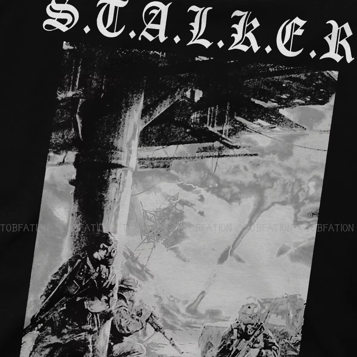 T-shirt spécial noir Stalker jeu confortable nouveau Design cadeau vêtements