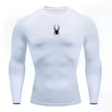 T-shirt de fitness à manches longues pour hommes