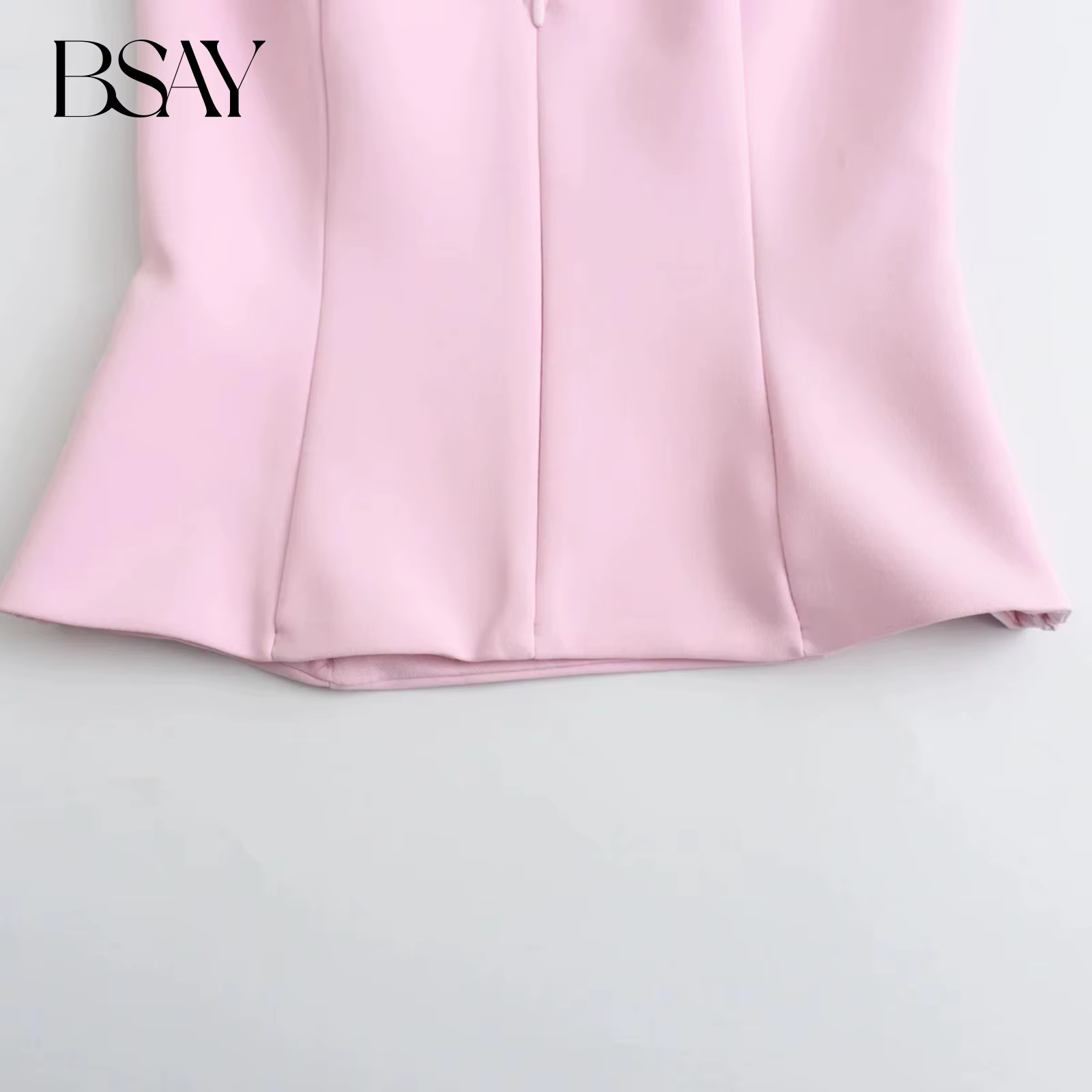 BSAY femmes mode été nouvelle chemise sans manches Style haut à licou Blouse vêtements de rue gilet réservoir Chic dames culture hauts Mujer