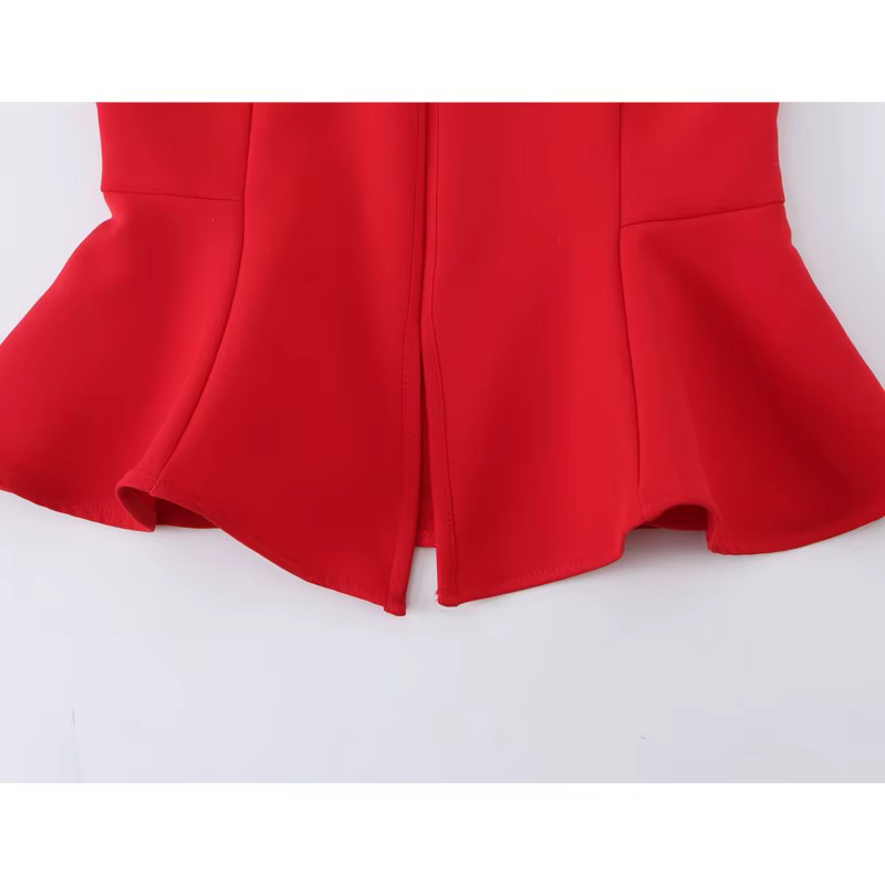 Haut Peplum Femme HipSeam avec Nœud – Nouvelle Collection Été 2026 – Camisole Halter Chic
