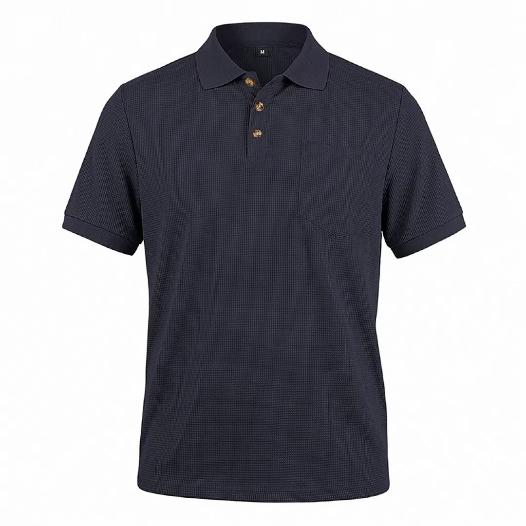 Polo pour homme 2026 – Nouvelle collection été – Tissu gaufré décontracté et respirant – Coupe ample