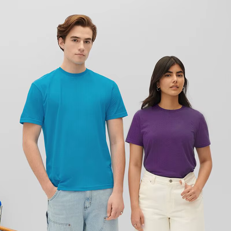 T-shirt en coton pur imprimé gratuit