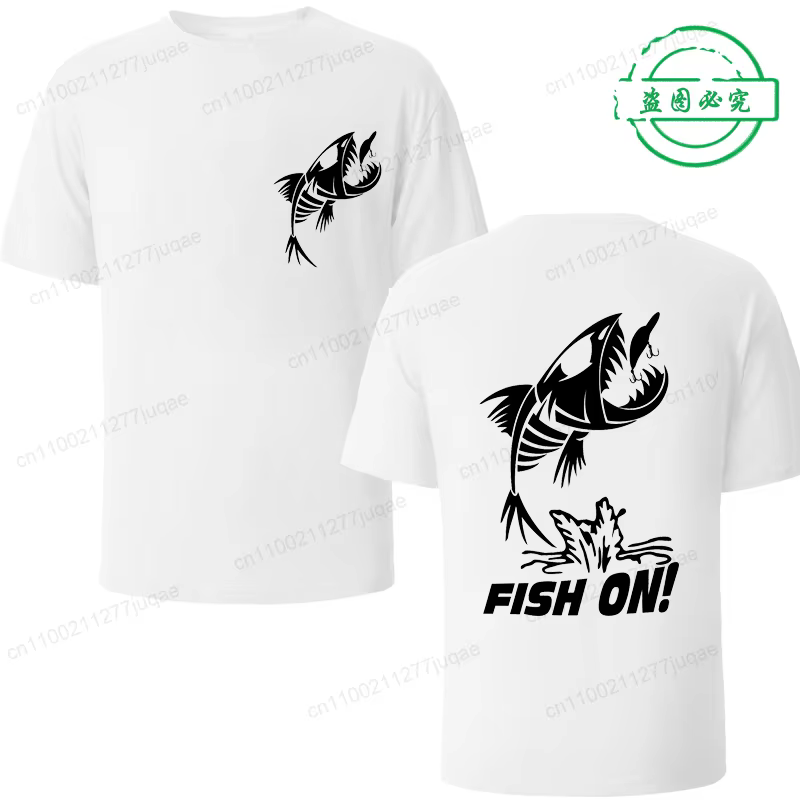 T-shirt drôle pour hommes été pêche pêcheur Sport chemise