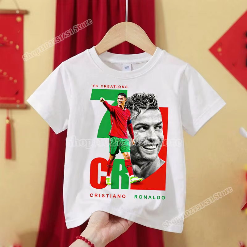 T-shirt de football CR7 pour enfants