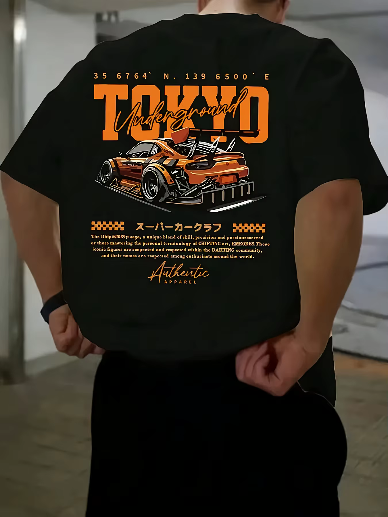 T-shirt pour homme élégant inspiré du JDM