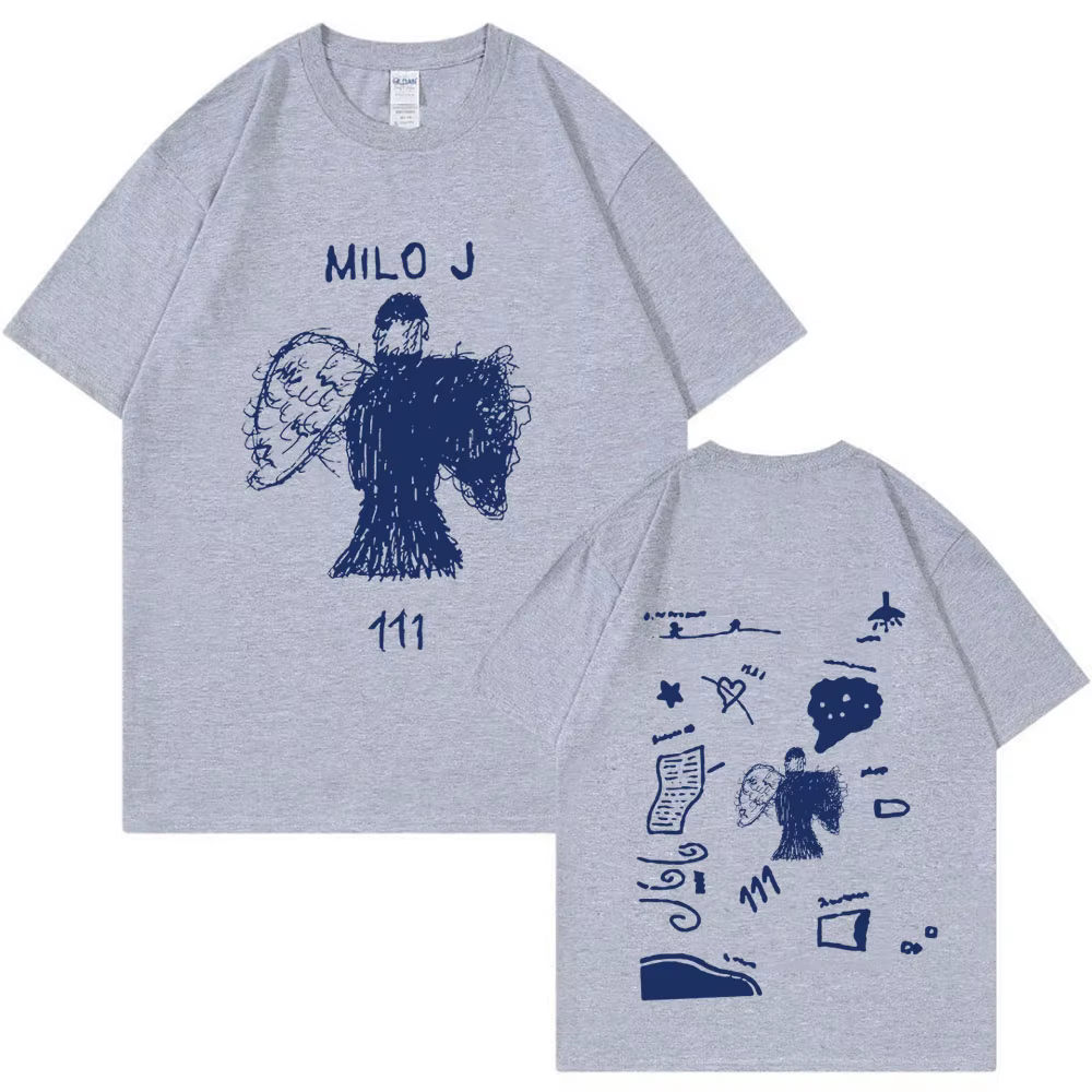 Rappeur Milo J 111 Album Merch T-shirt hommes femmes vêtements Harajuku Hip Hop