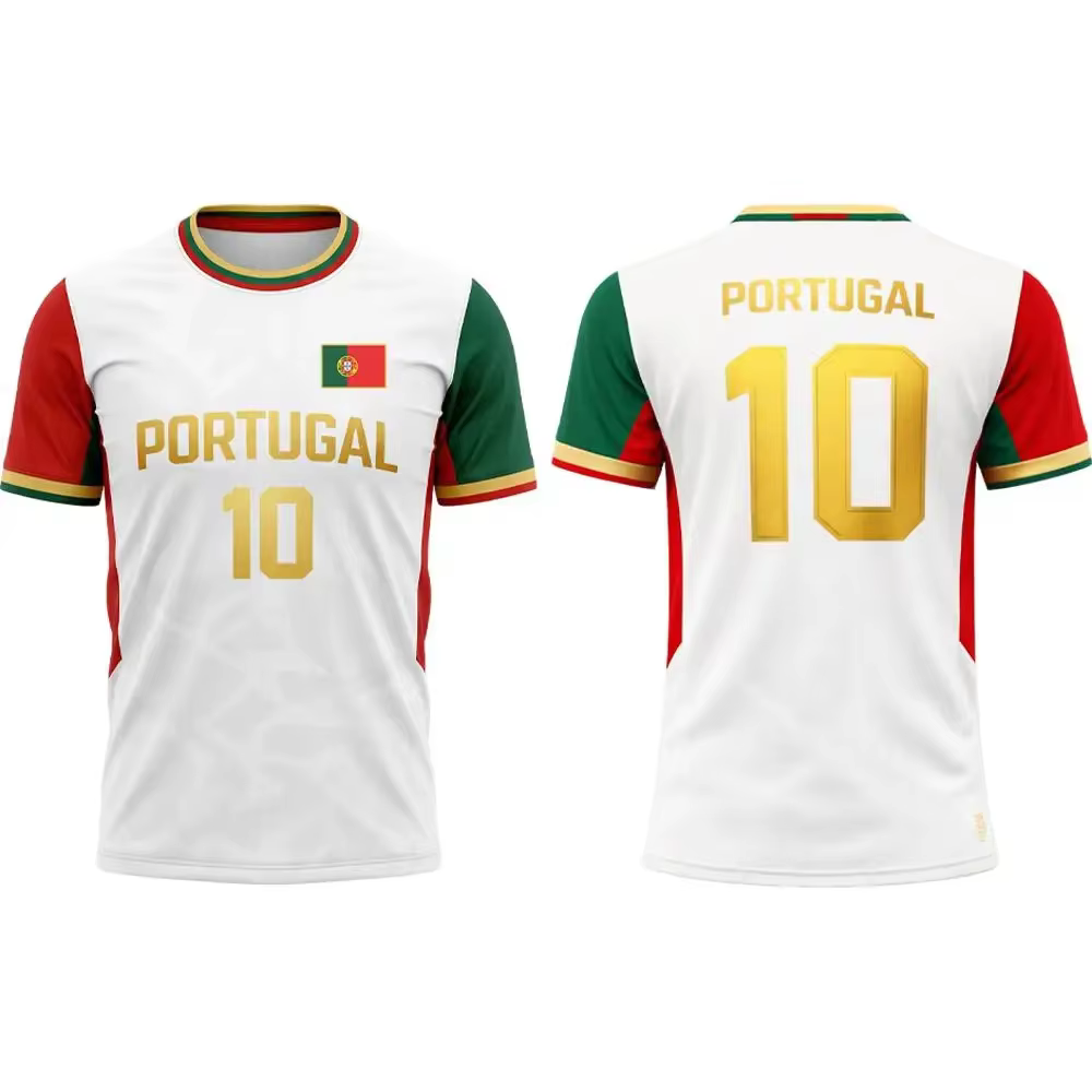 T-shirt imprimé de style portugais