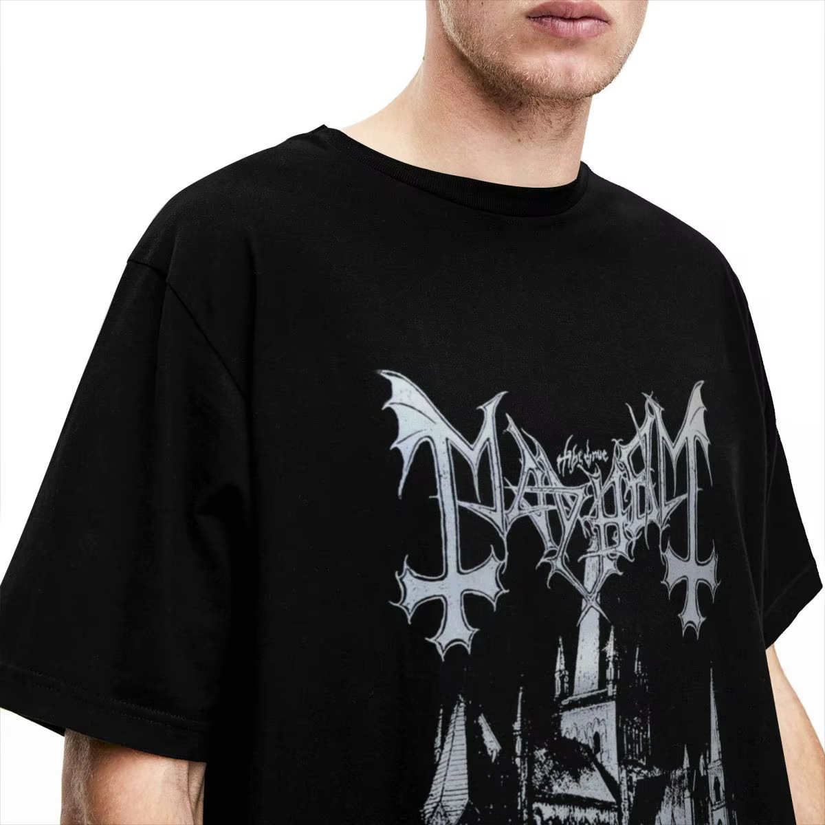 T-shirt Mayhem Deathcrush Frequency Varg pour hommes et femmes