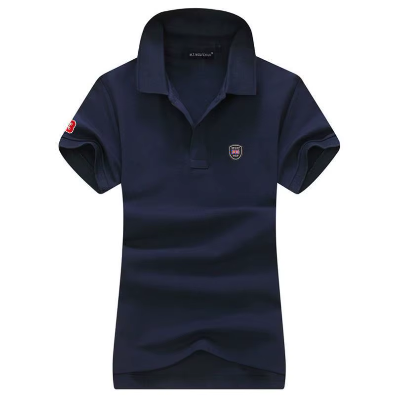 Vêtements de mode Polos Femme été nouveau Polo pour femmes chemise à manches courtes col