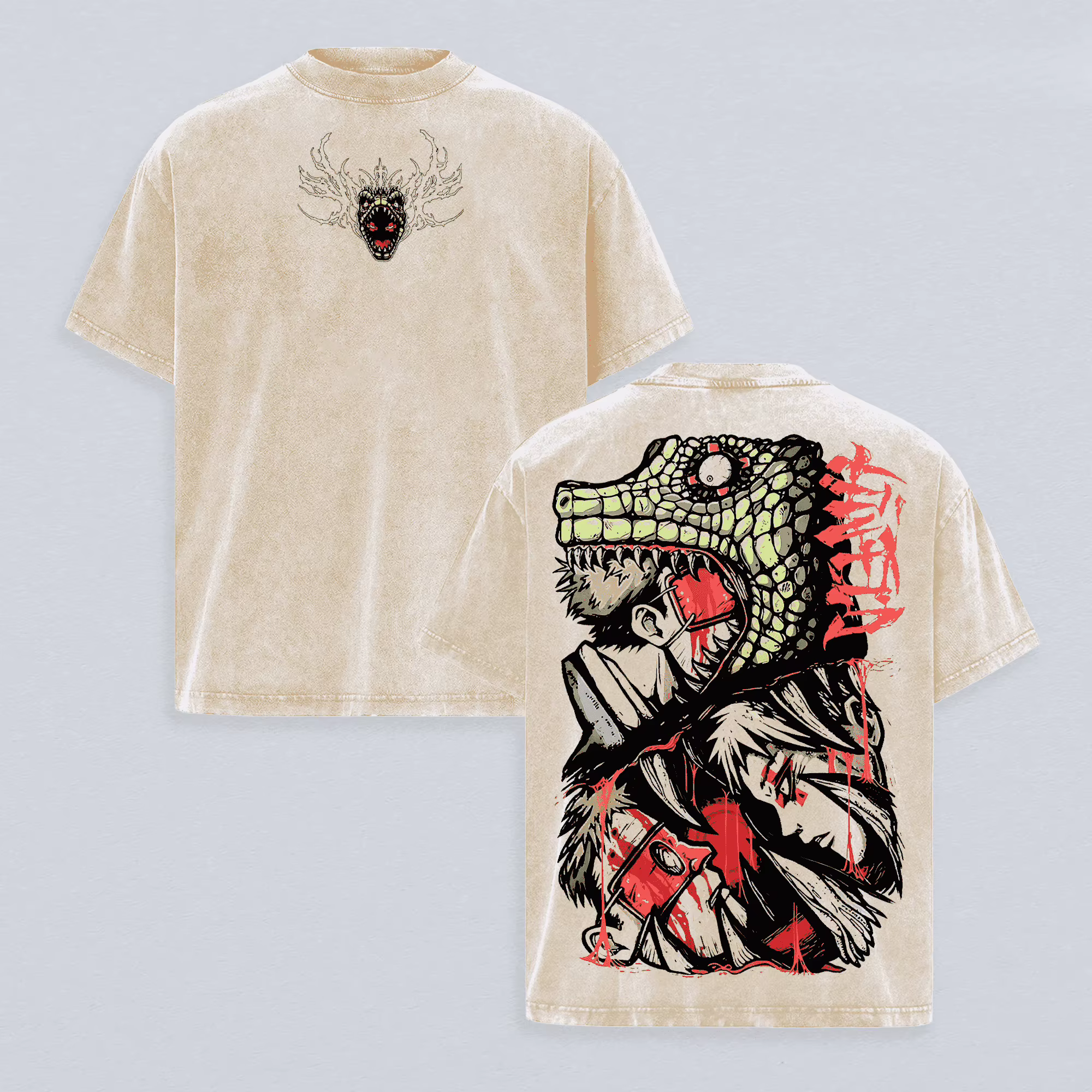 Dorohedoro Caiman T-shirt pour hommes