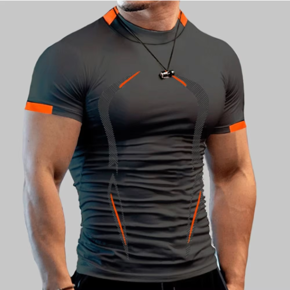 Nouveaux vêtements de sport d'été T-Shirt respirant pour hommes