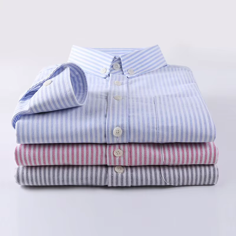 Chemise en coton Oxford pour hommes