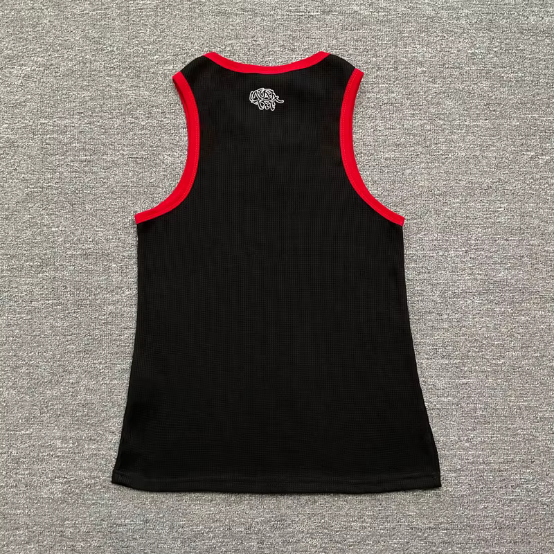 Débardeurs Tendance Été Mertre Streetwear – Gilet Décontracté de Haute Qualité avec Broderie Logo et Motif à la Mode