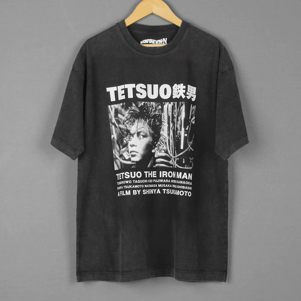 Tetsuo T-Shirt l'homme de fer film japonais Crazy Thunder Road Bullet Ballet Burst City lavé coton vêtements pour hommes chemises amples