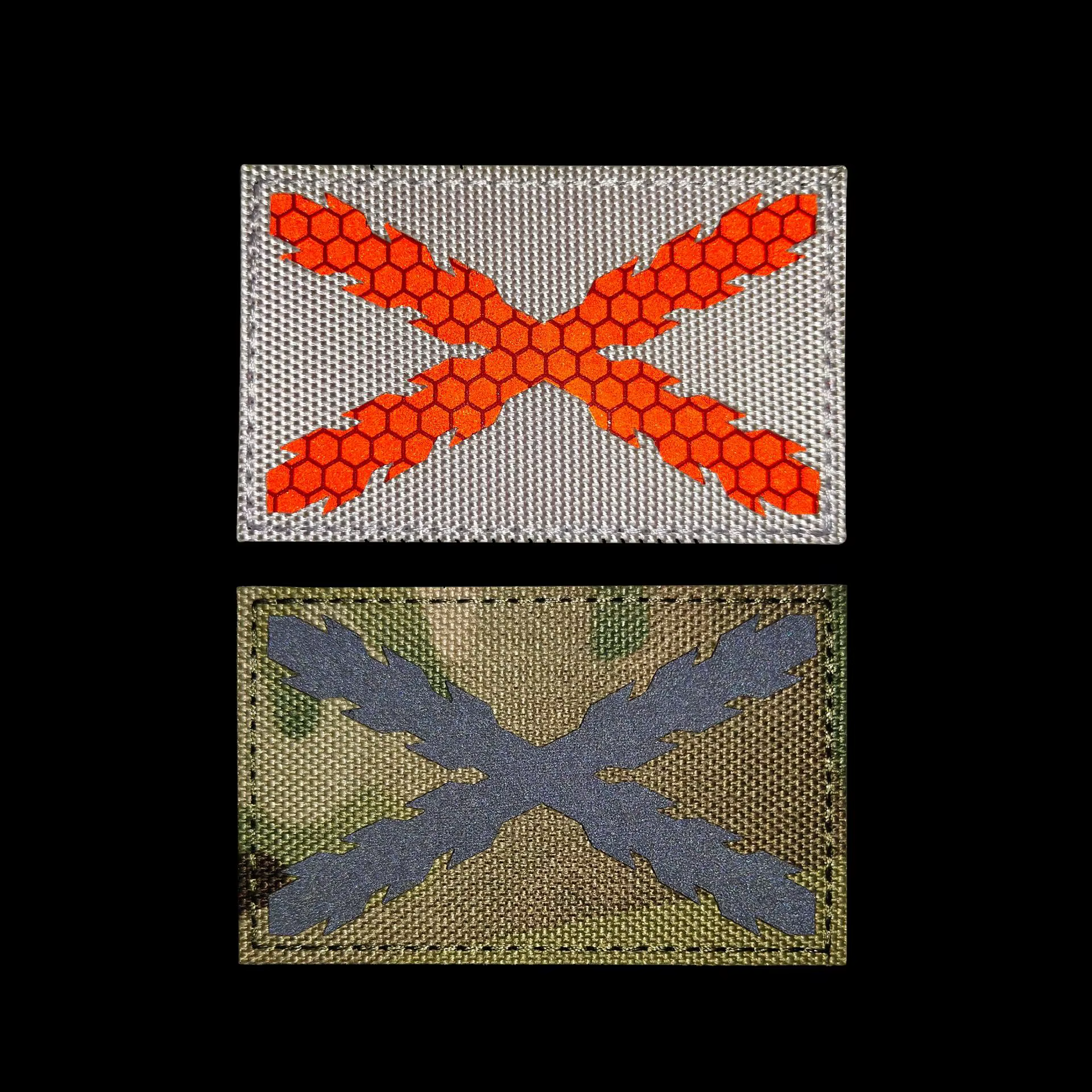 Îles canaries Espagne drapeau drapeaux brodés patchs Islas Canarias emblème épaule espagnol Badge appliqué pour vêtements sac à dos