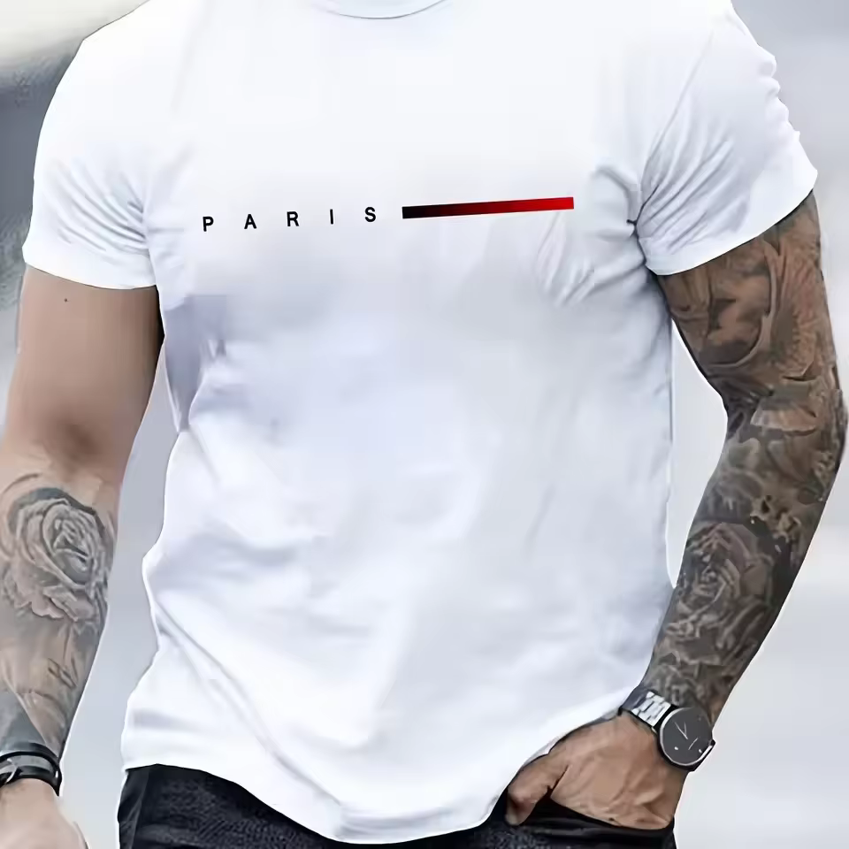 Nouveau t-shirt tendance pour hommes
