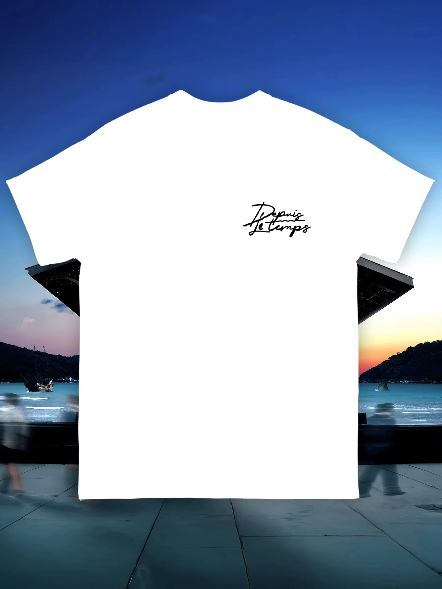 T-shirt imprimé du rappeur français Bouss