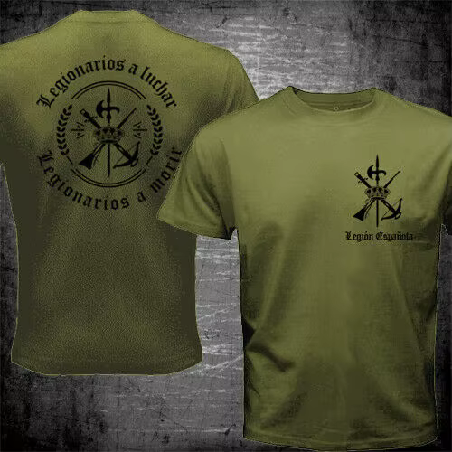 Espagne légion étrigh espagnole Espanola Tercio armée militaire T-Shirt été coton à manches courtes col rond hommes