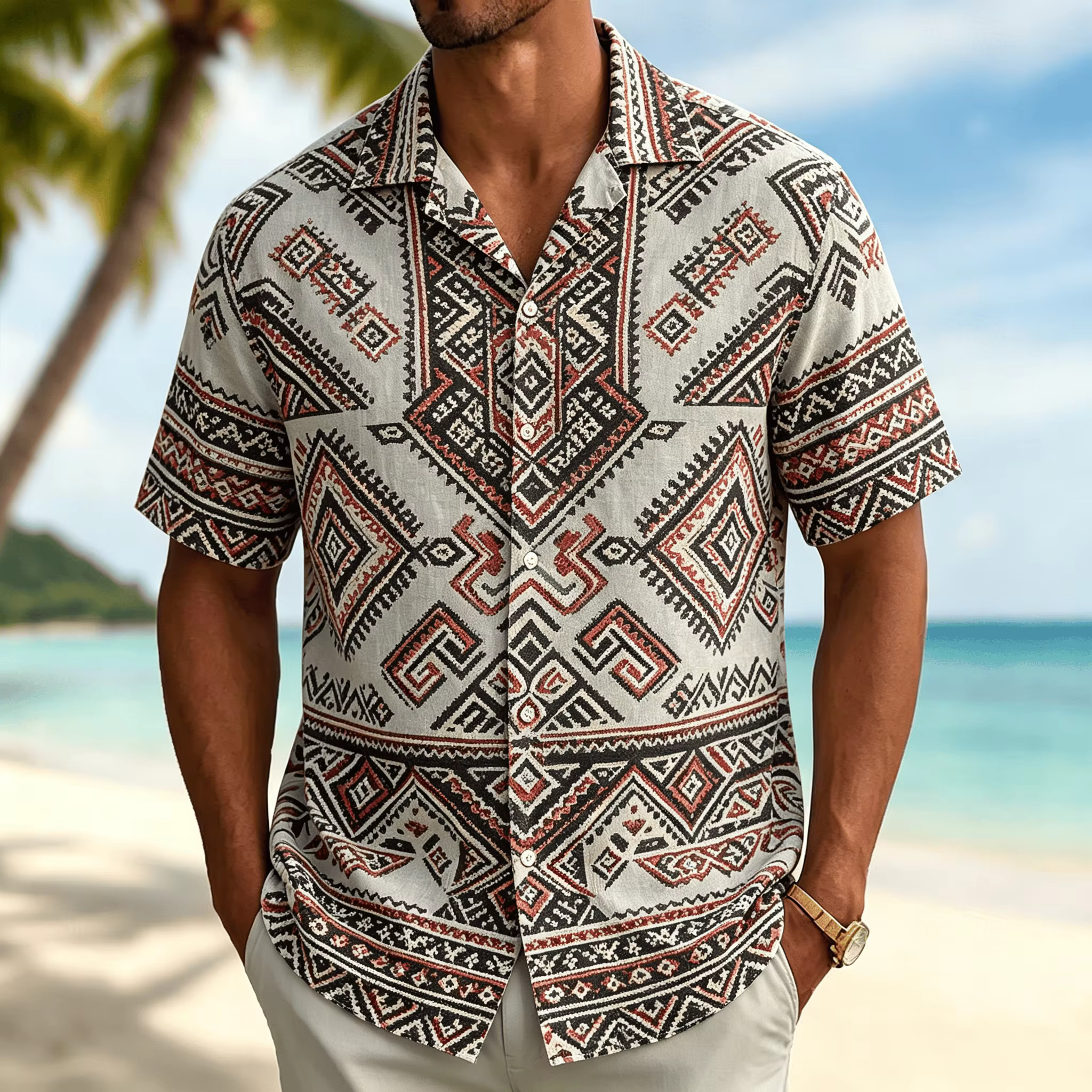 Chemise à manches courtes pour homme 2026
