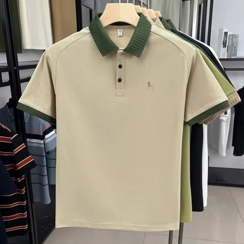 Polo à manches courtes pour homme de marque de luxe
