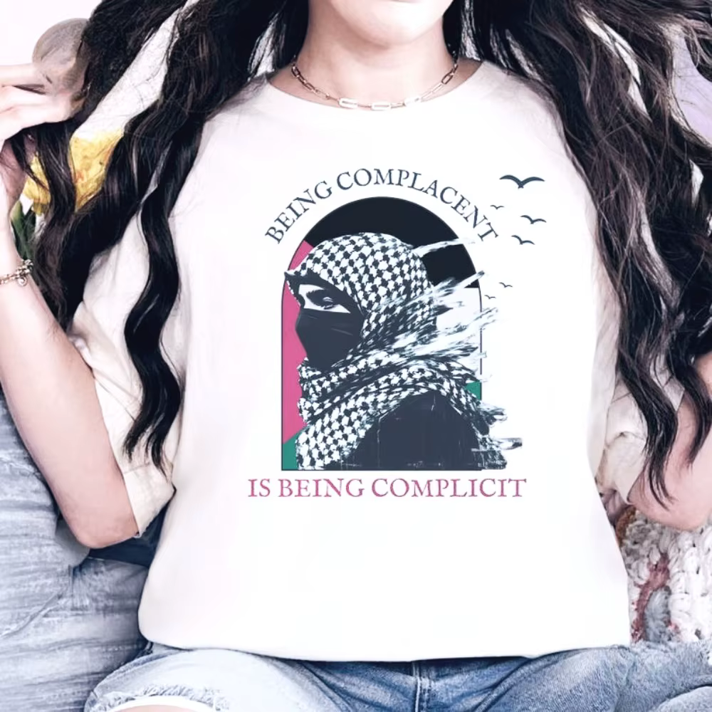 Gaza TShirt Palestine chemise hommes femmes été col rond coton à manches courtes caractère graphique imprimé