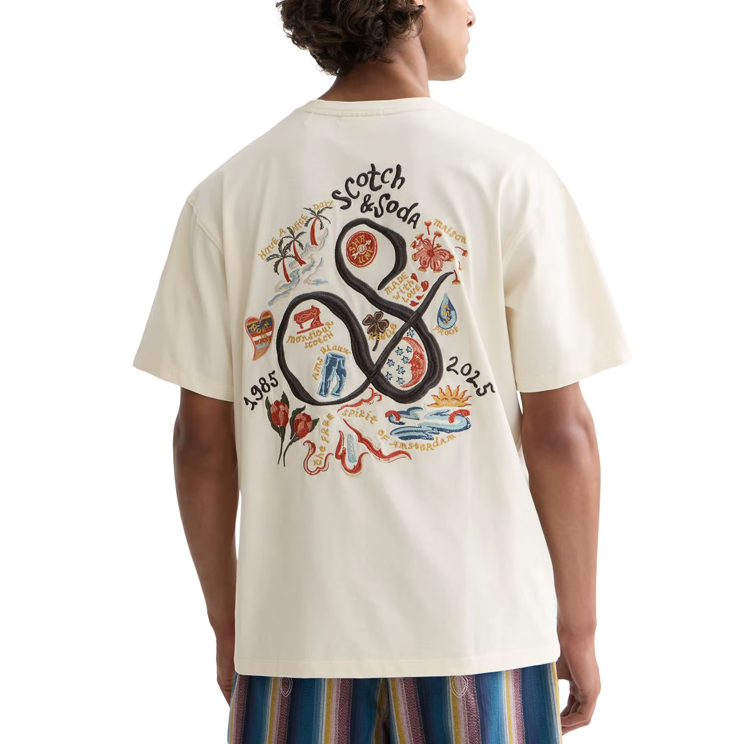 Scotch & Soda T-shirt à manches courtes pour le 40e anniversaire