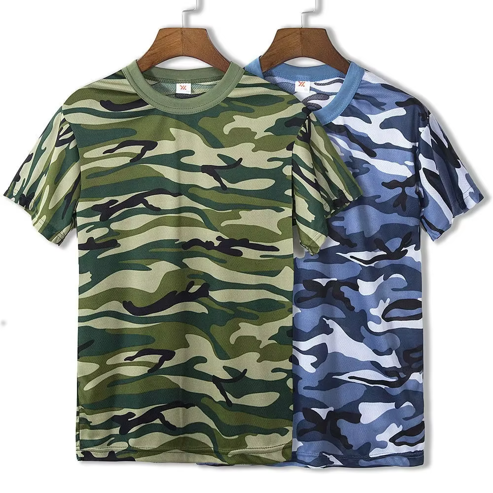 T-Shirt de Camouflage à manches courtes