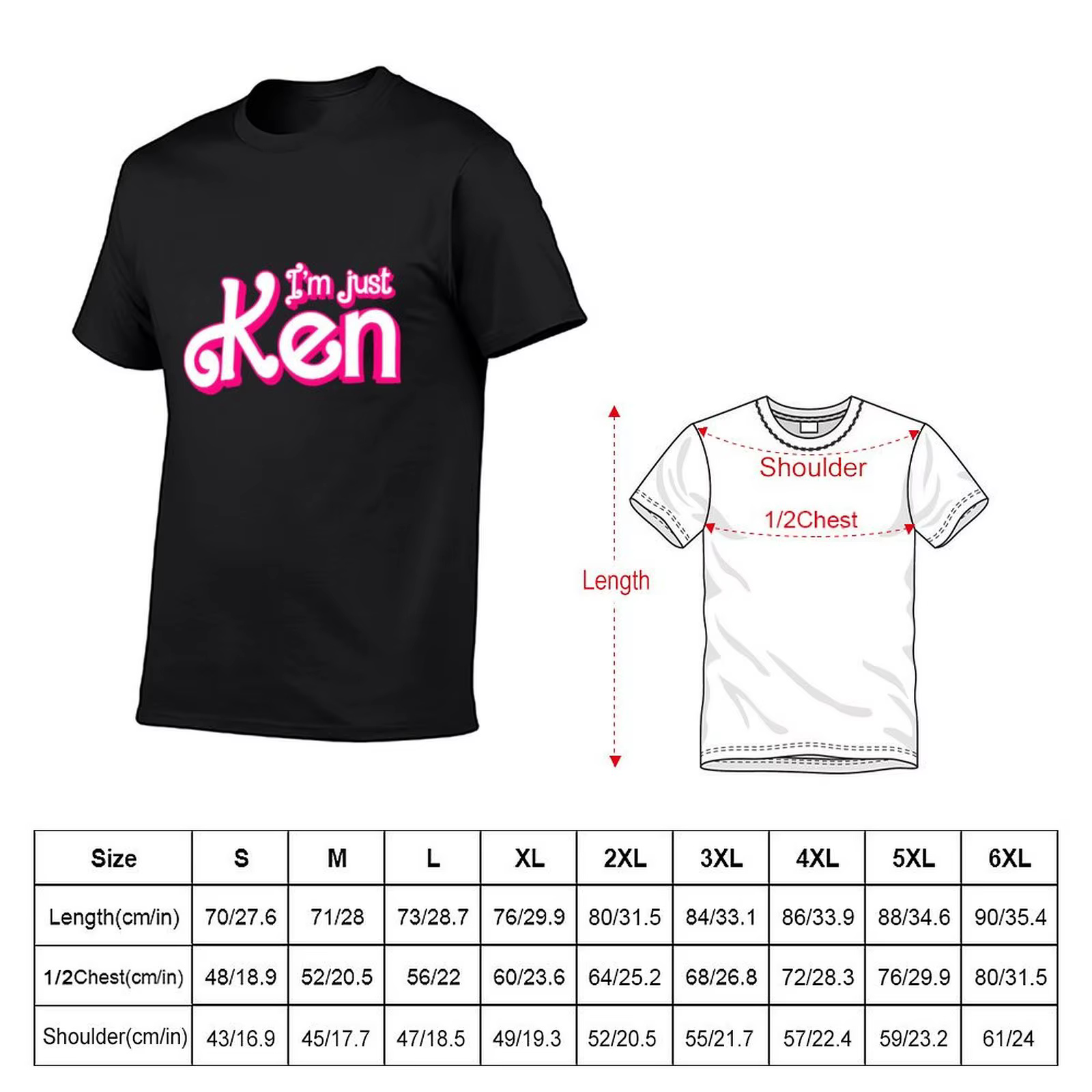 T-shirt I'm Just Ken pour homme