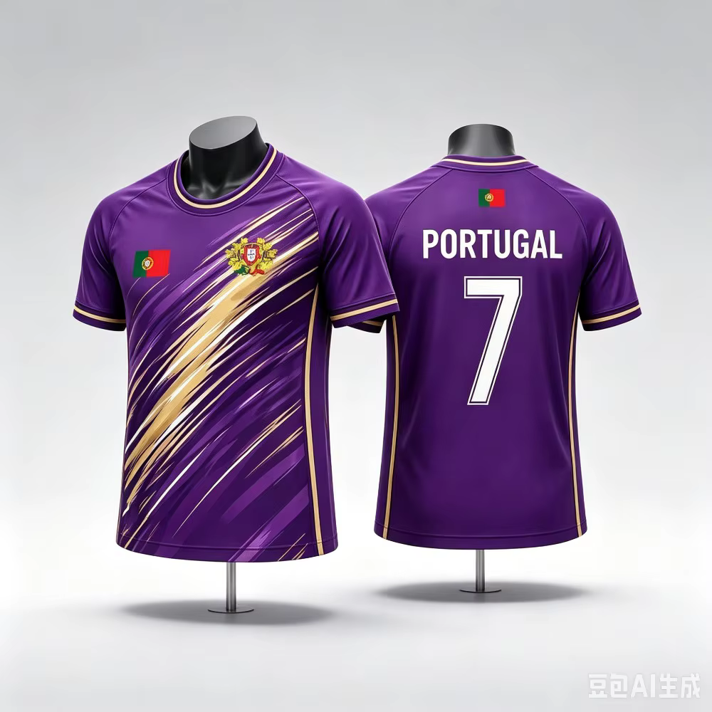 T-shirts pour hommes imprimés avec le drapeau national du Portugal