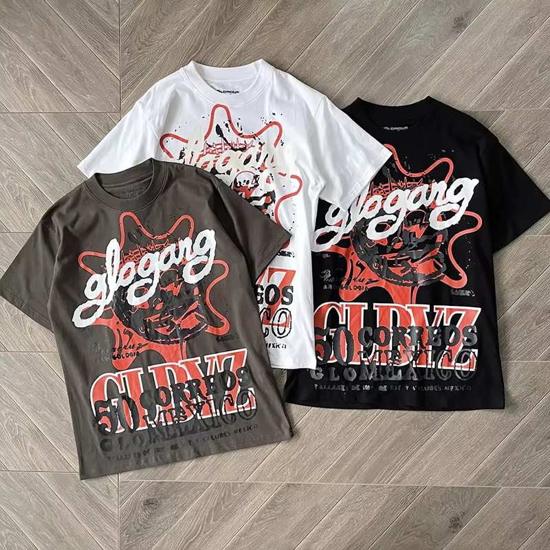 T-shirt à manches courtes en coton pour hommes et femmes