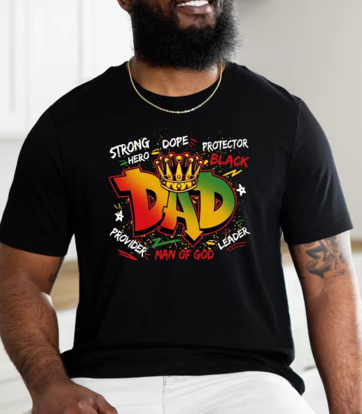 T-shirt « Dope Dad » noir