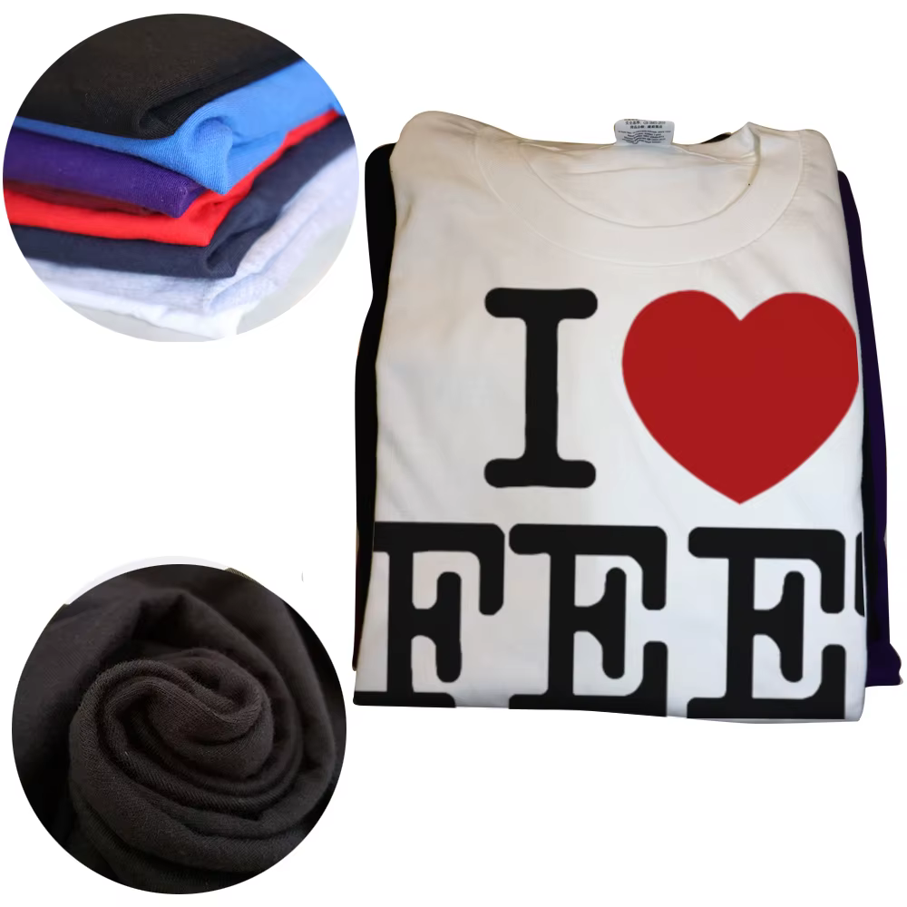 Drôle j'aime les pieds T-shirts graphiques hommes femmes mode t-shirt style décontracté 100% coton ample surdimensionné