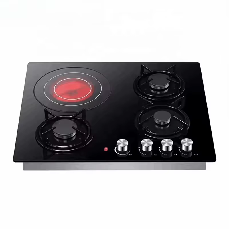 Cuisinière à induction à 4 brûleurs intégrée