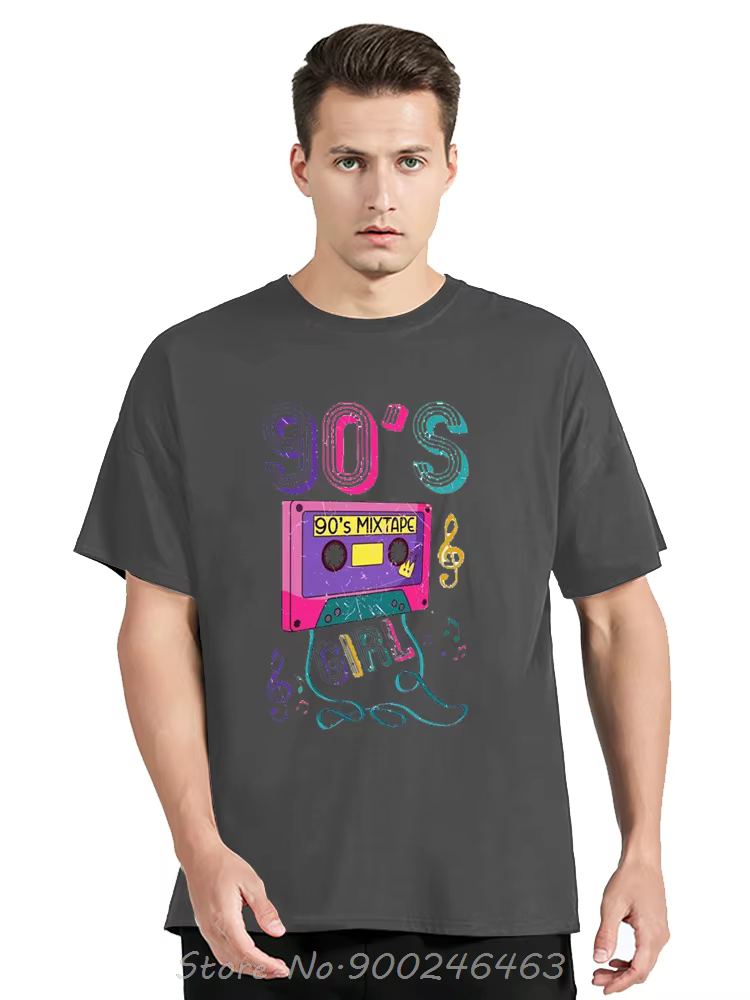 Drôle né en édition limitée des années 90 Cassette T-Shirt graphique mode cadeaux d'anniversaire-années t-shirts Vintage