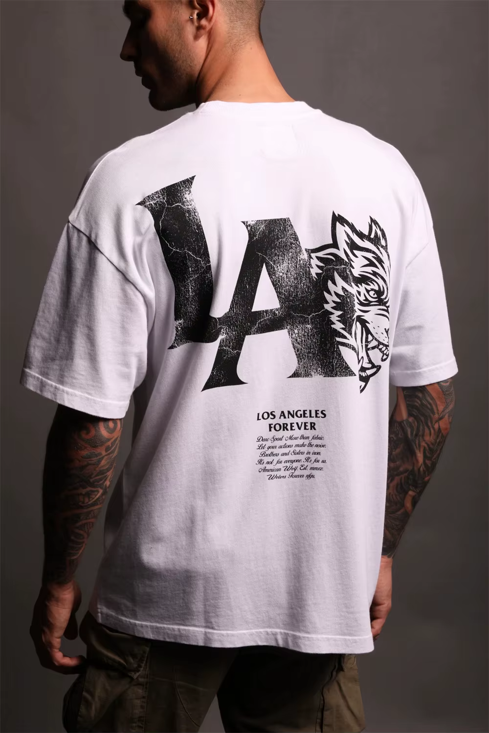 T-shirt DARC SPORT ample à col rond, nouveau style