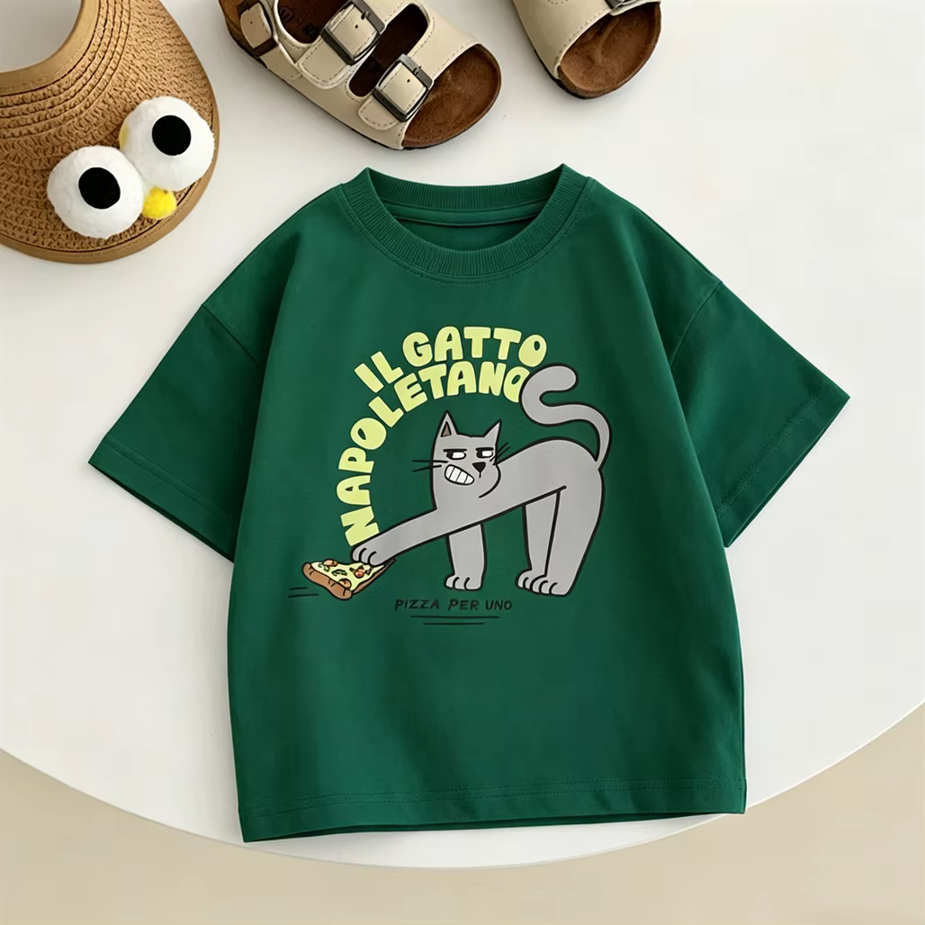 Vêtements d'été, hauts imprimés de dessins animés
