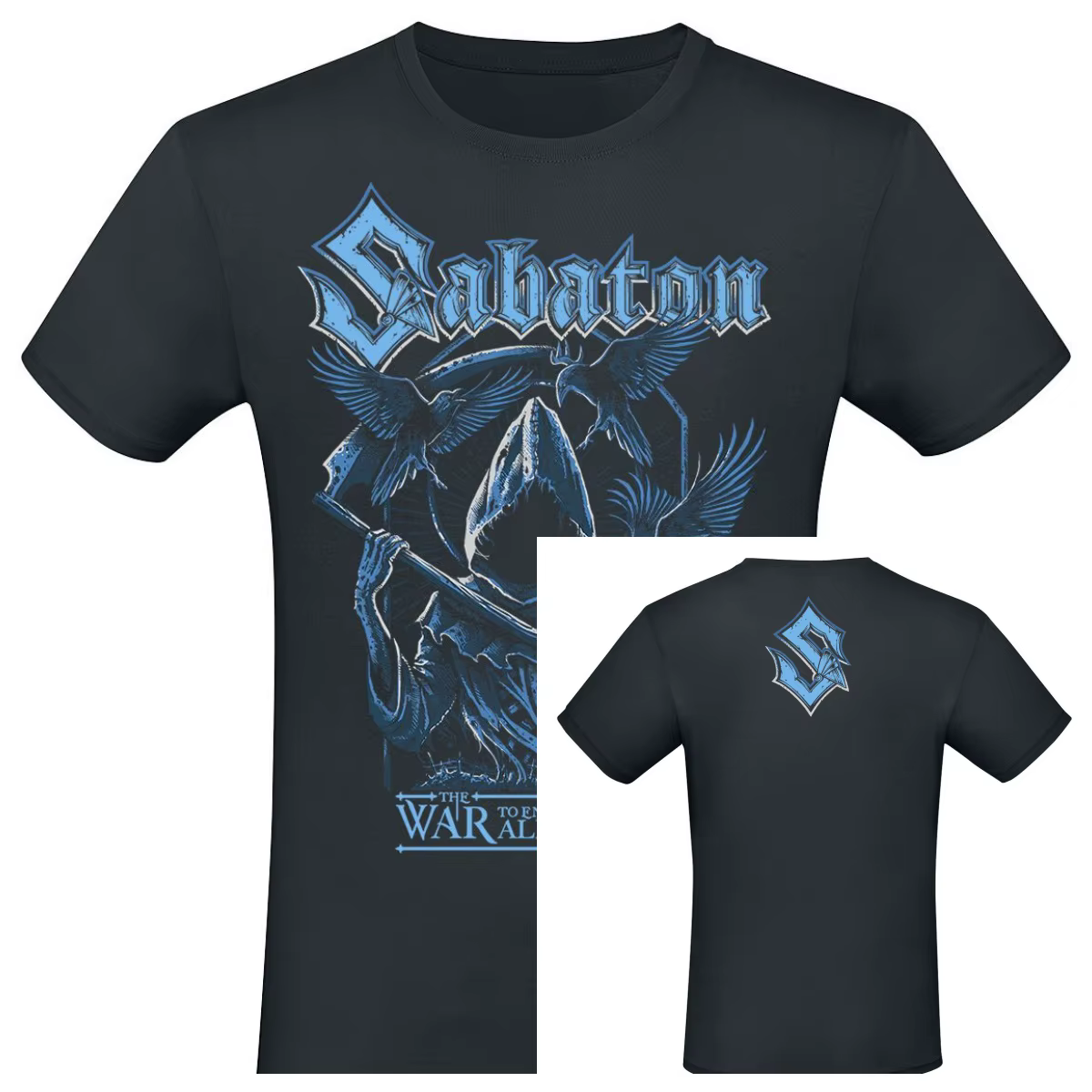 T-shirt unisexe en coton à motif Sabaton