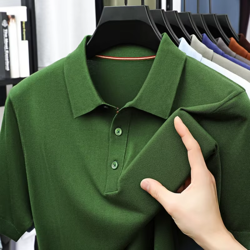 Polo Lyocell pour hommes – Essentiel d'été 100% respirant Tencel