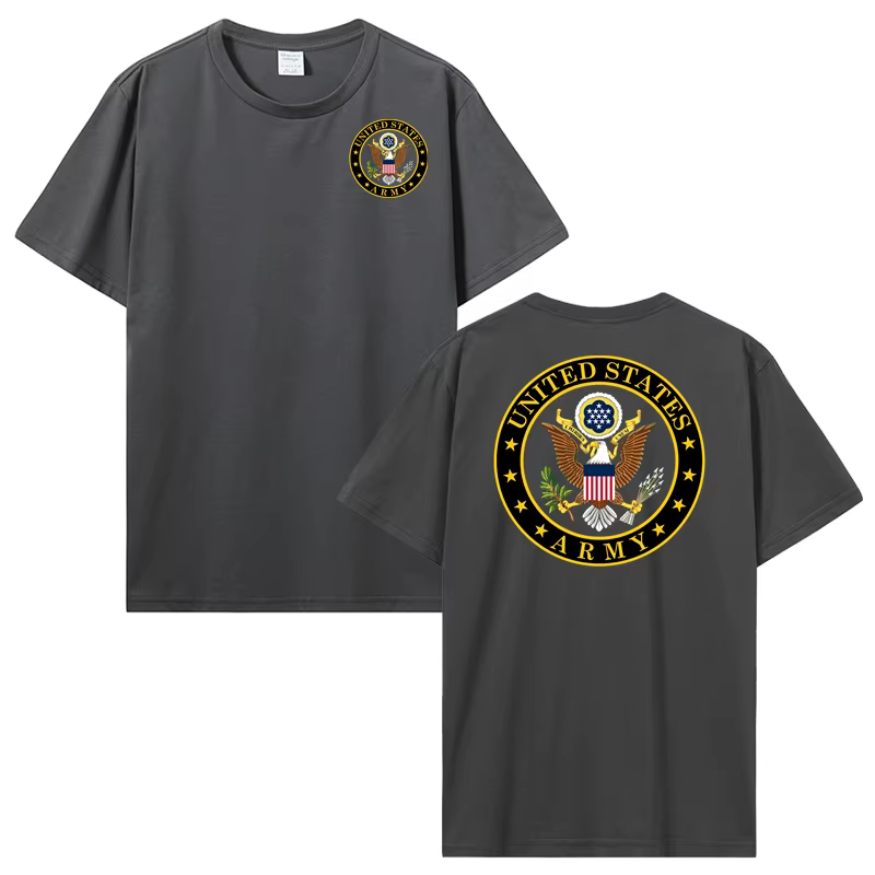 Offre spéciale T-shirt de l'armée des états-unis hommes 100% coton à manches courtes