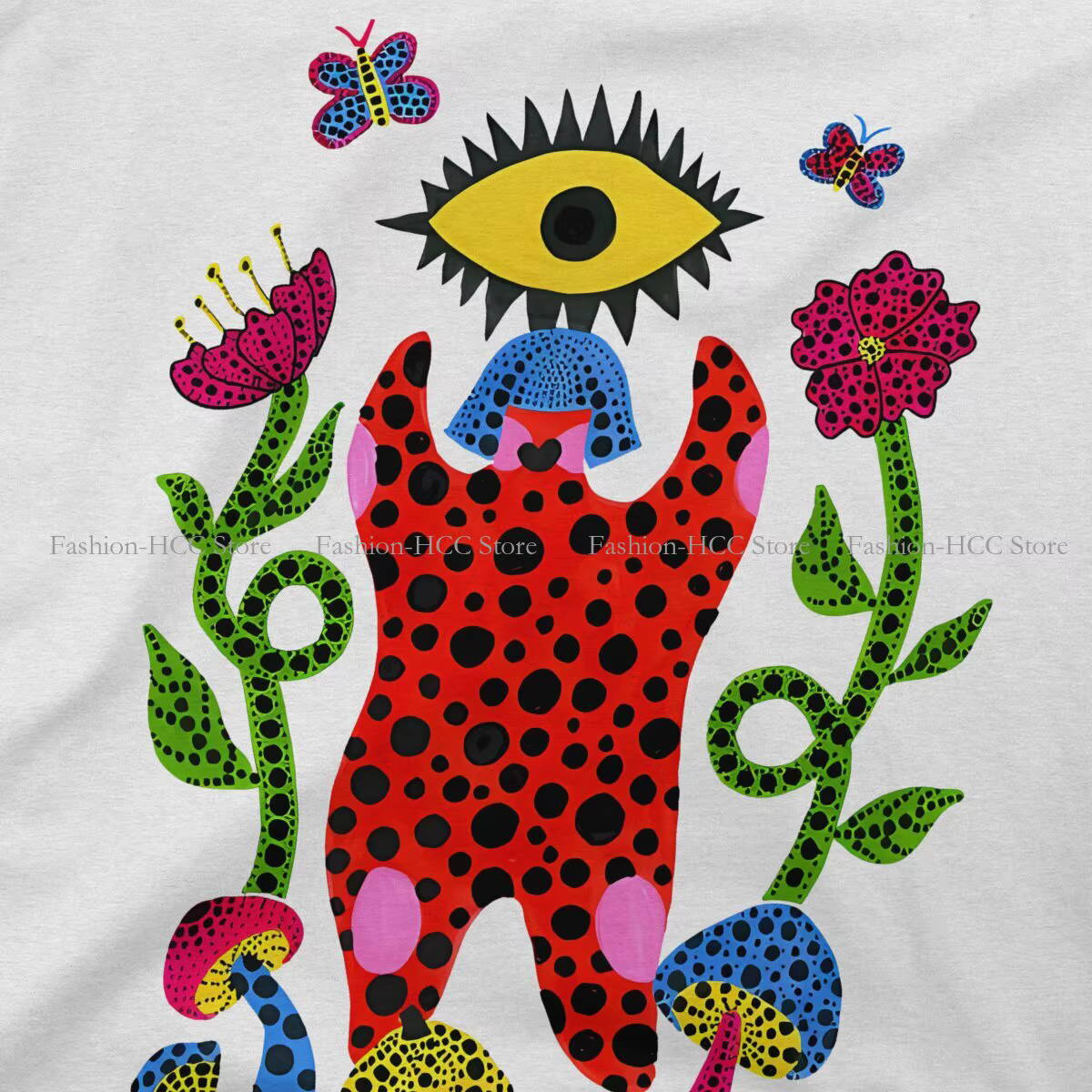 T-shirt Yayoi Kusama en pur coton pour hommes