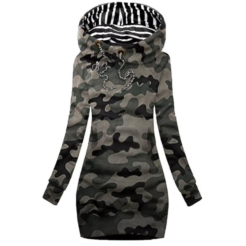 Robe à capuche décontractée