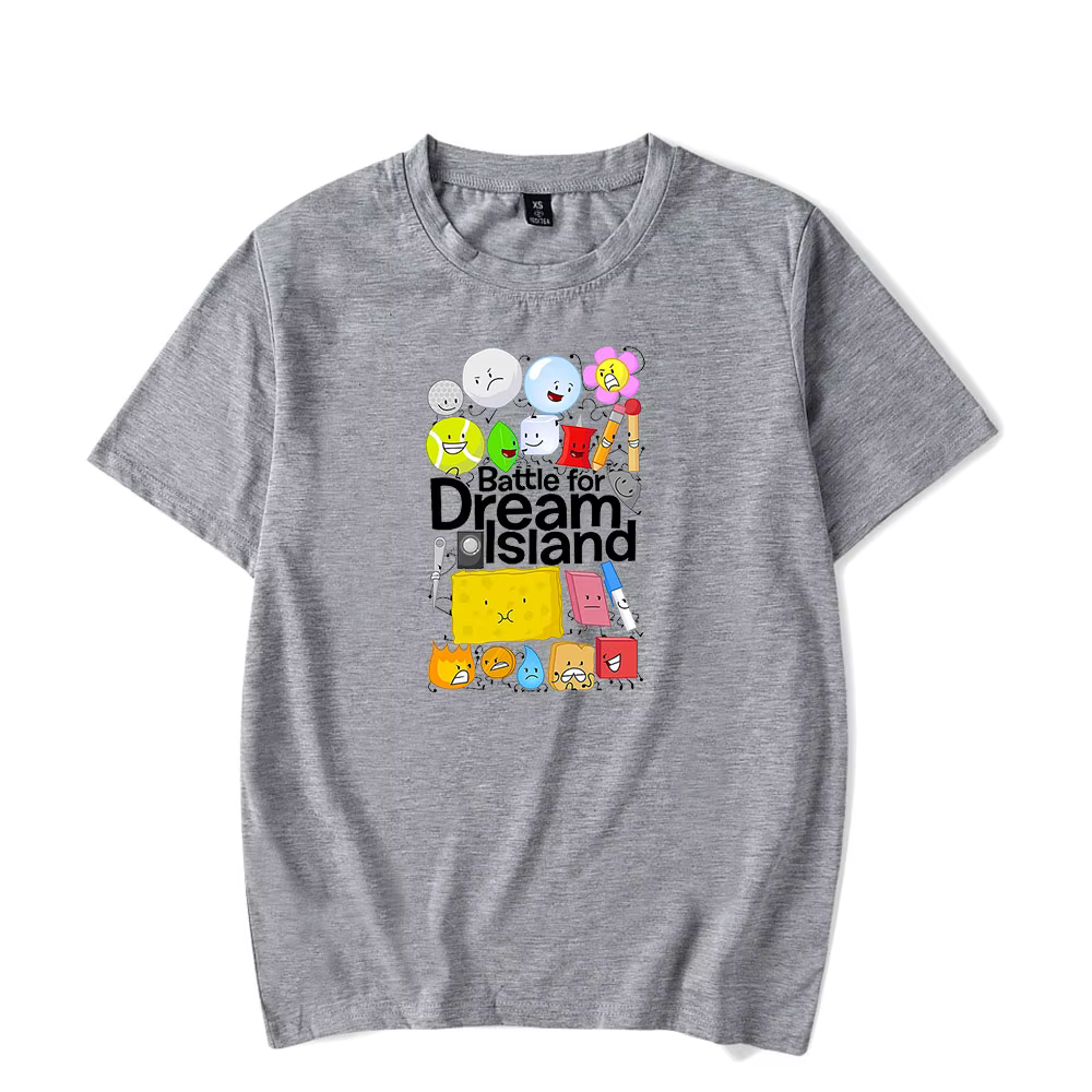 Jacknjellify BFDI bataille pour Dream Island T-Shirt hommes et femmes à manches courtes