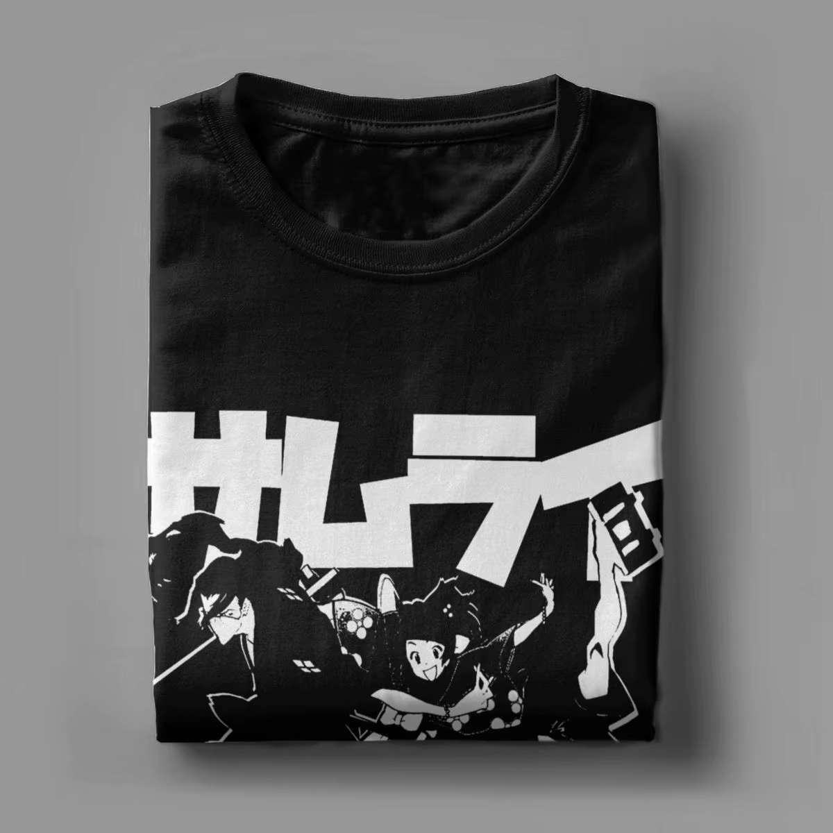 T-shirt à manches courtes et col rond pour homme