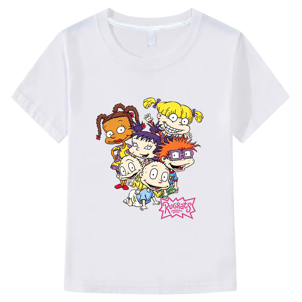 T-shirt pour enfants Rugrats 100% coton imprimé dessin animé
