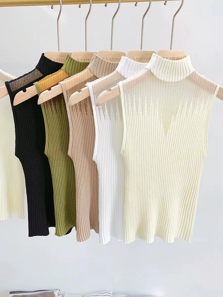 Haut tricoté en maille pour femmes