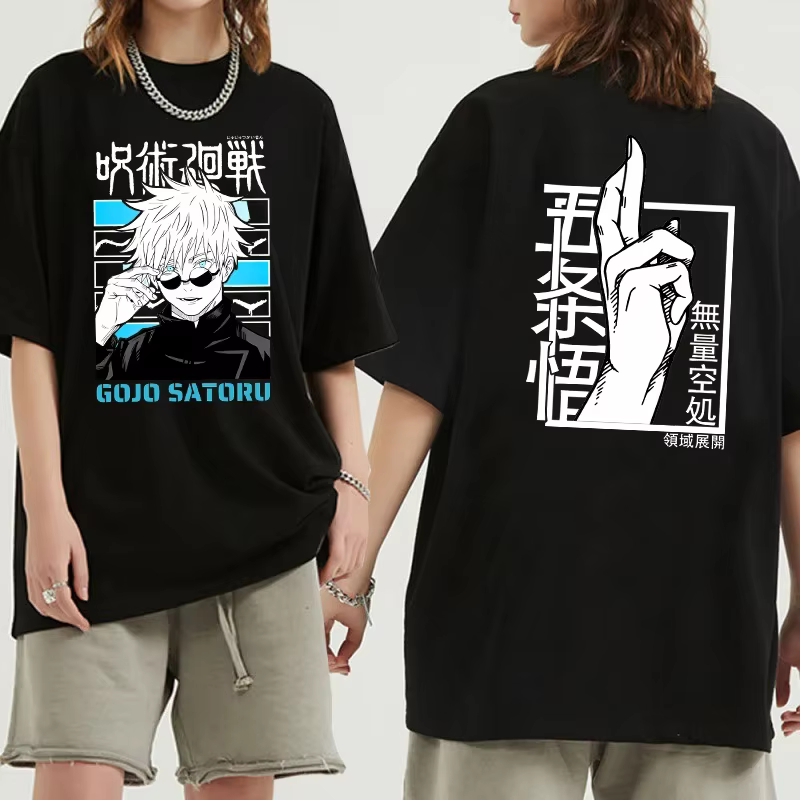 Gojo Satoru Anime Jujutsu Kaisen T-Shirt pour femmes t-shirts graphiques femme mode